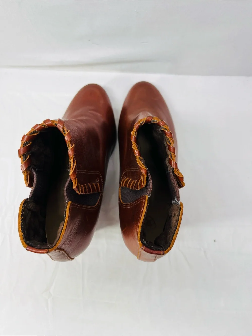 Ariat Belle Wedge Women's Brown Leather Ankle Booties